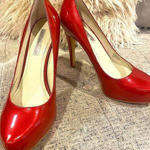 BCBG Generation Red Pearl Pumps